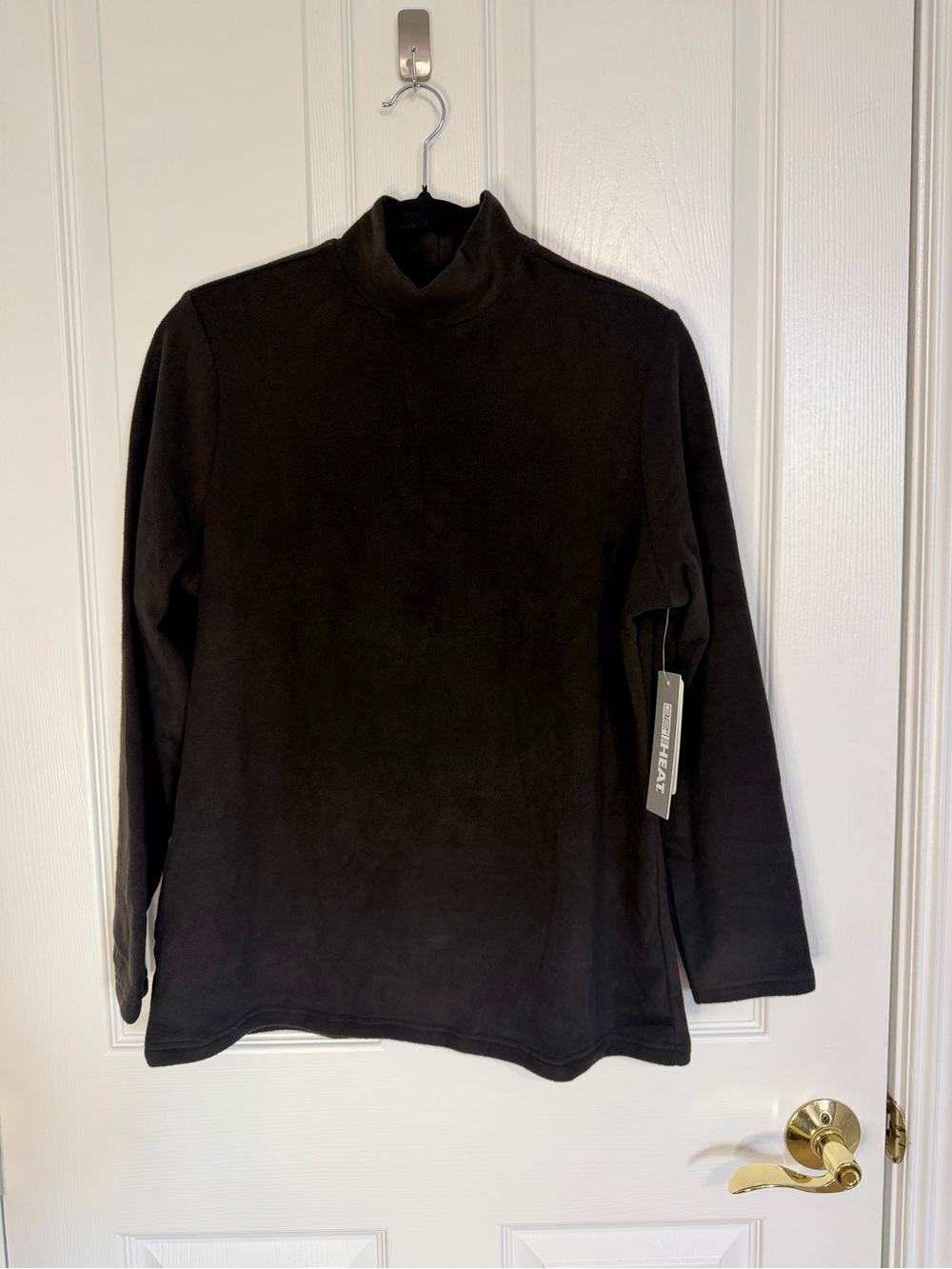 32 Degrees Women's Black Mock Neck Sweater